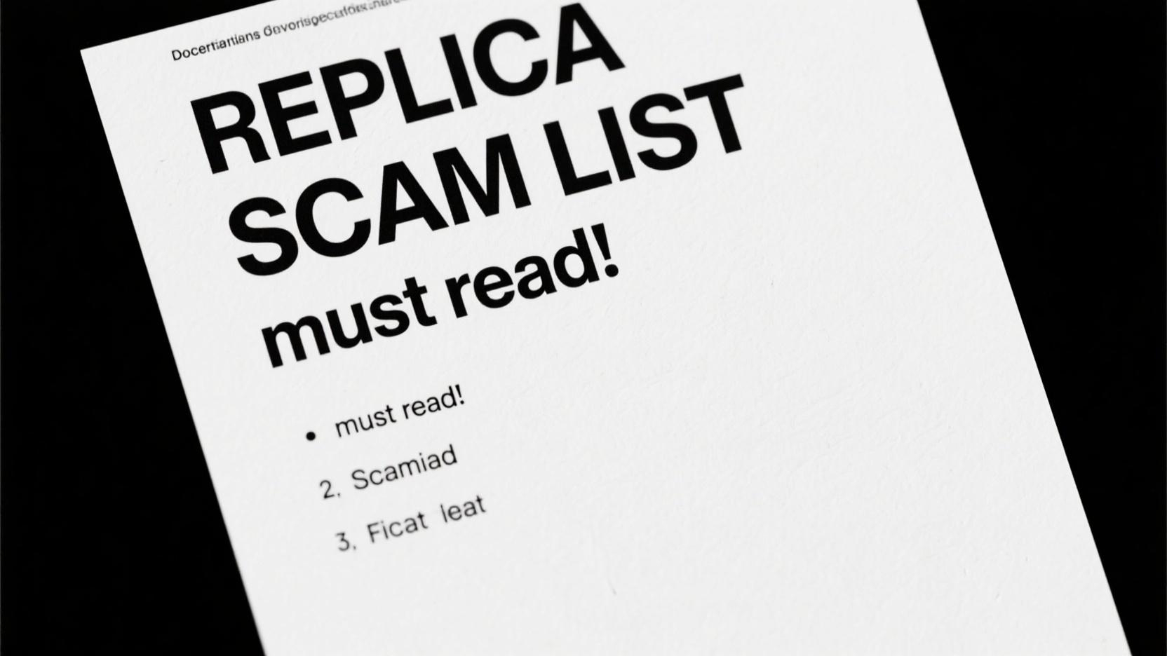 Replica Bags Seller Scam Warning List [Updating 2025]